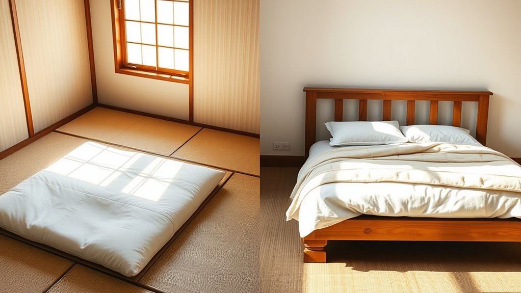 Japanische Matratzen: Futon vs. westlicher Stil