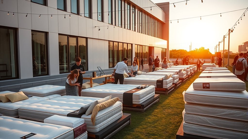 Mietmatratzen für Veranstaltungen: Geschäftsmodell