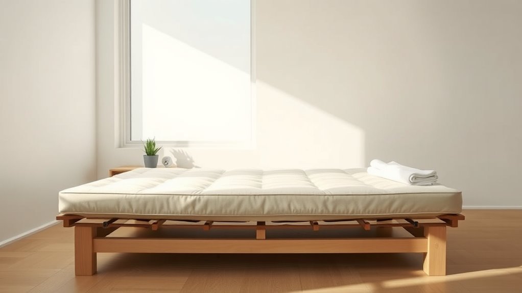 Futonbett mit Lattenrost: sinnvoll oder nicht?