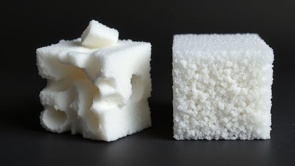 Offenzelliger vs. geschlossenzelliger Schaumstoff