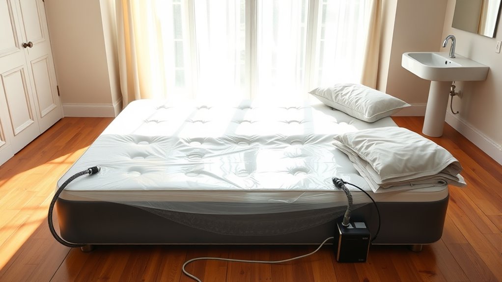 Wasserbettmatratze entleeren: So wird es gemacht