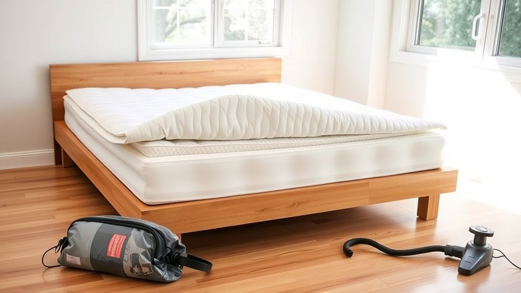 Eine Matratze einrollen: Ist das ohne Beschädigung möglich?