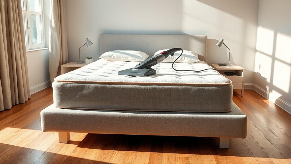 Matratze mit Dampfreiniger reinigen: Anleitung