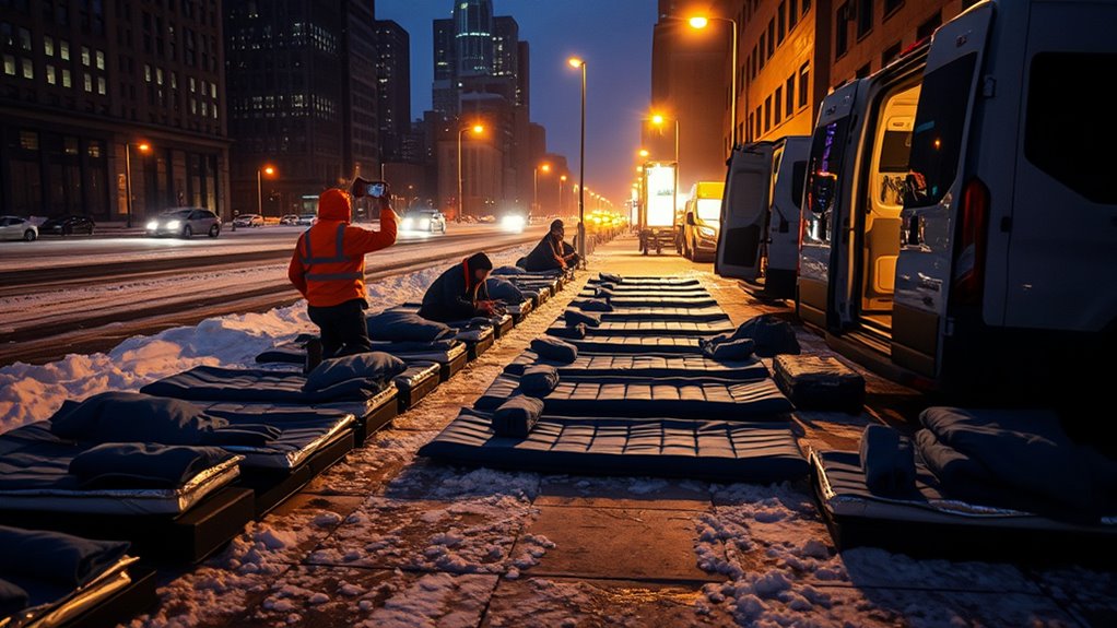 Kältehilfe-Matratzen: Winter-Notfallprogramm